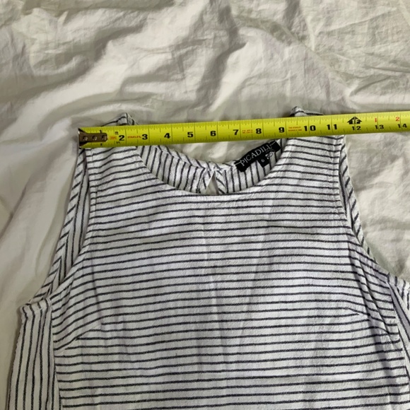 Linen Rayon Blend Tank by Picadilly Women’s size 6 - Picture 4 of 8